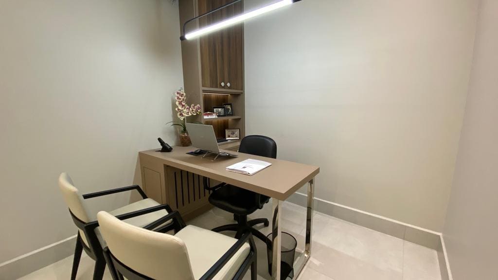 Sala de atendimento individual da sede